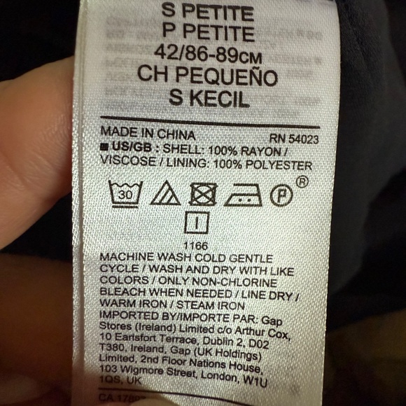 Banana Republic | Black Tiered Maxi Dress | Size Small Petite - Picture 6 of 7